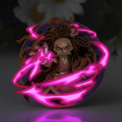 Nezuko Glow-in-Dark Enamel Pin