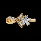 Ribbon Flower Ring