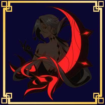 Arlecchino Glow-in-Dark Enamel Pin