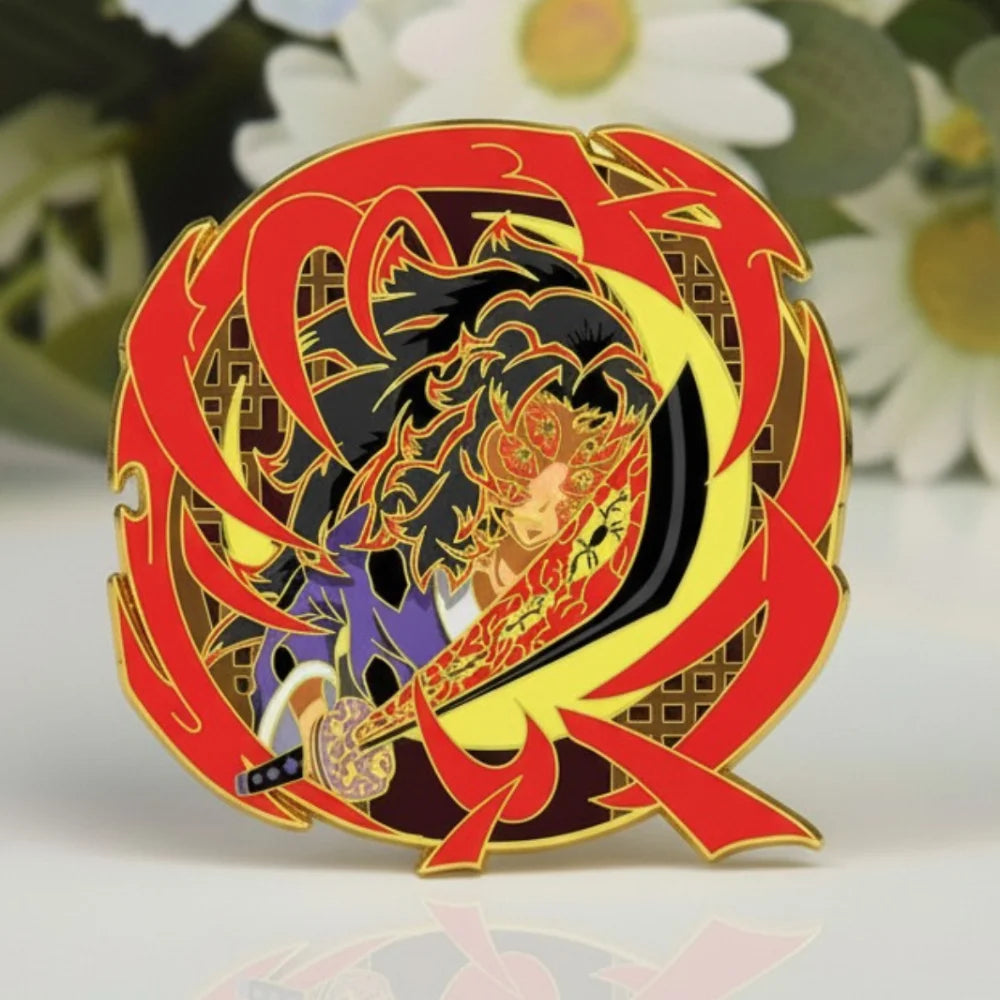 Kokushibo Glow-in-Dark Enamel Pin