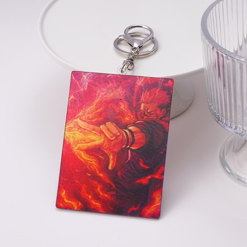 Six Eyes and Malevolent Shrine 3D Keychain