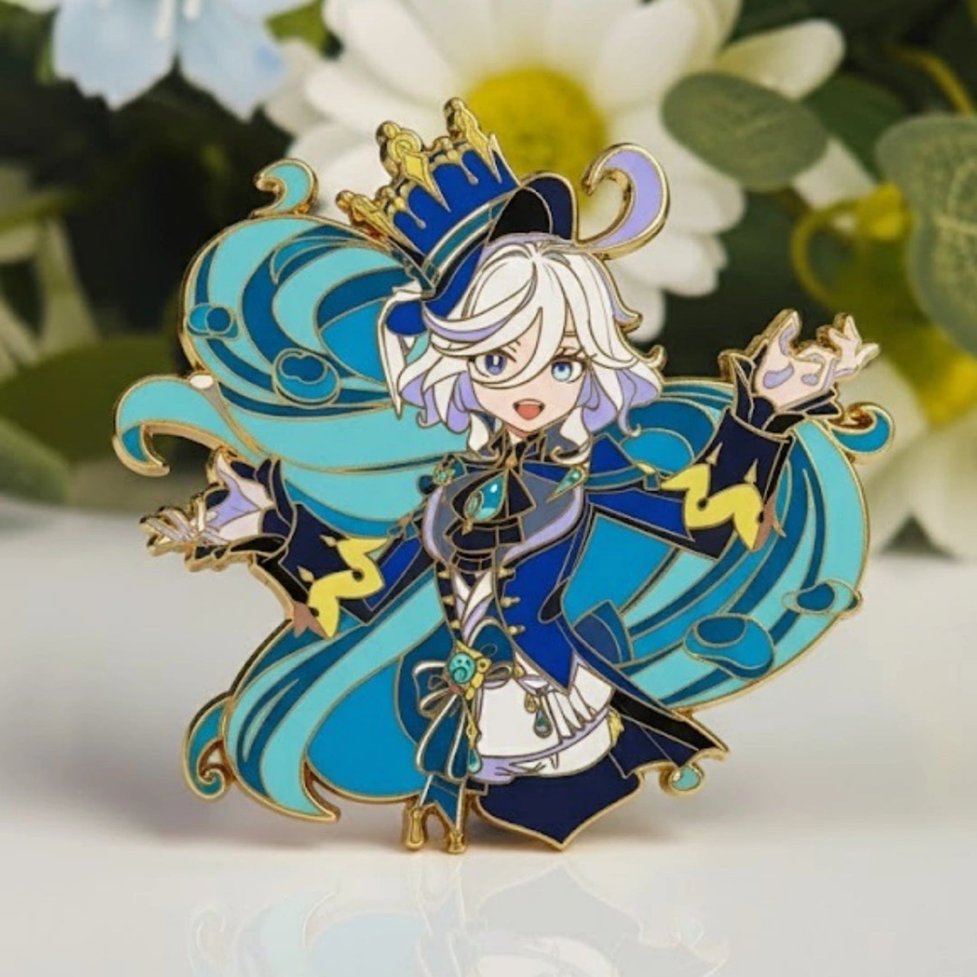 Furina Glow-in-Dark Enamel Pin