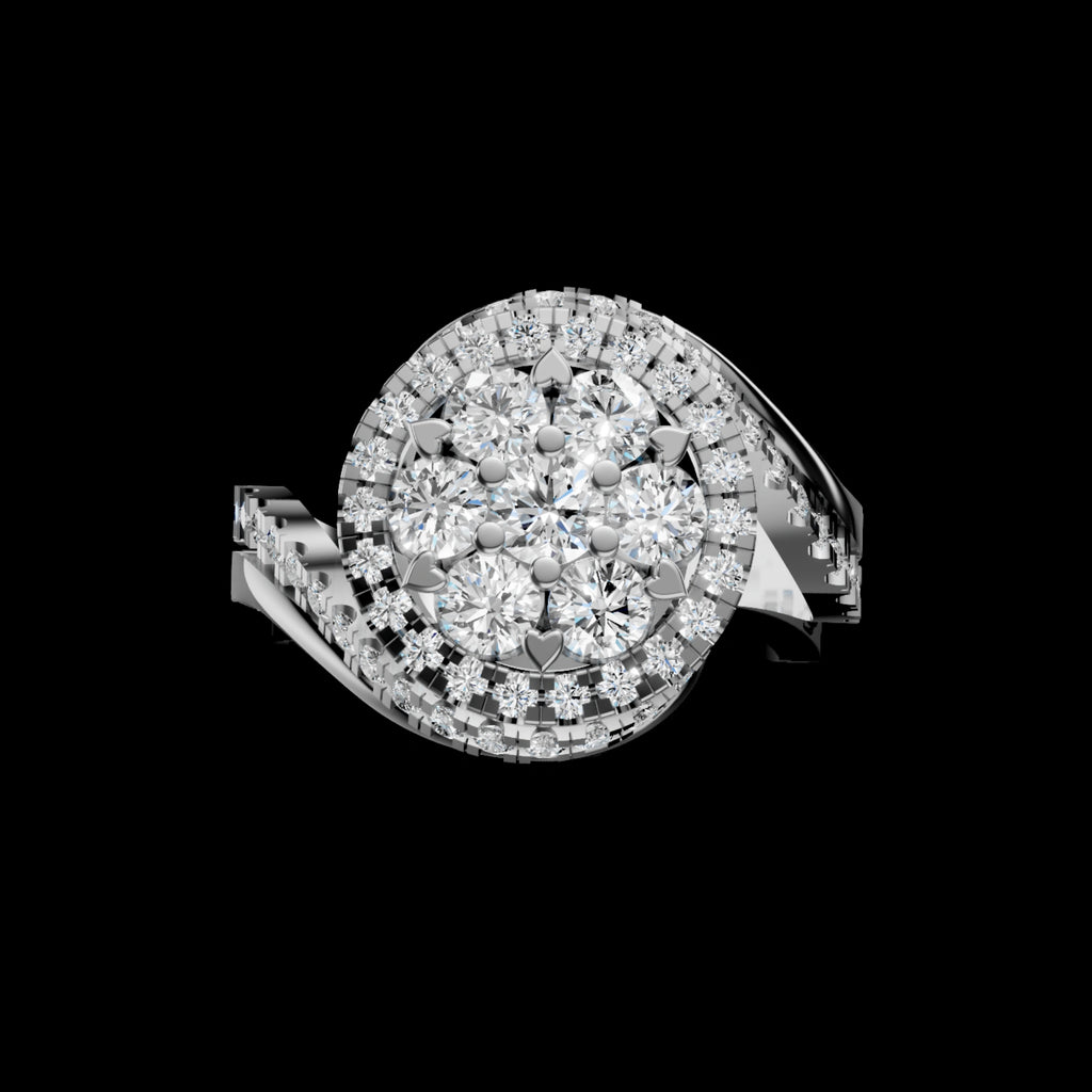 "You are Strong" Flower Ring