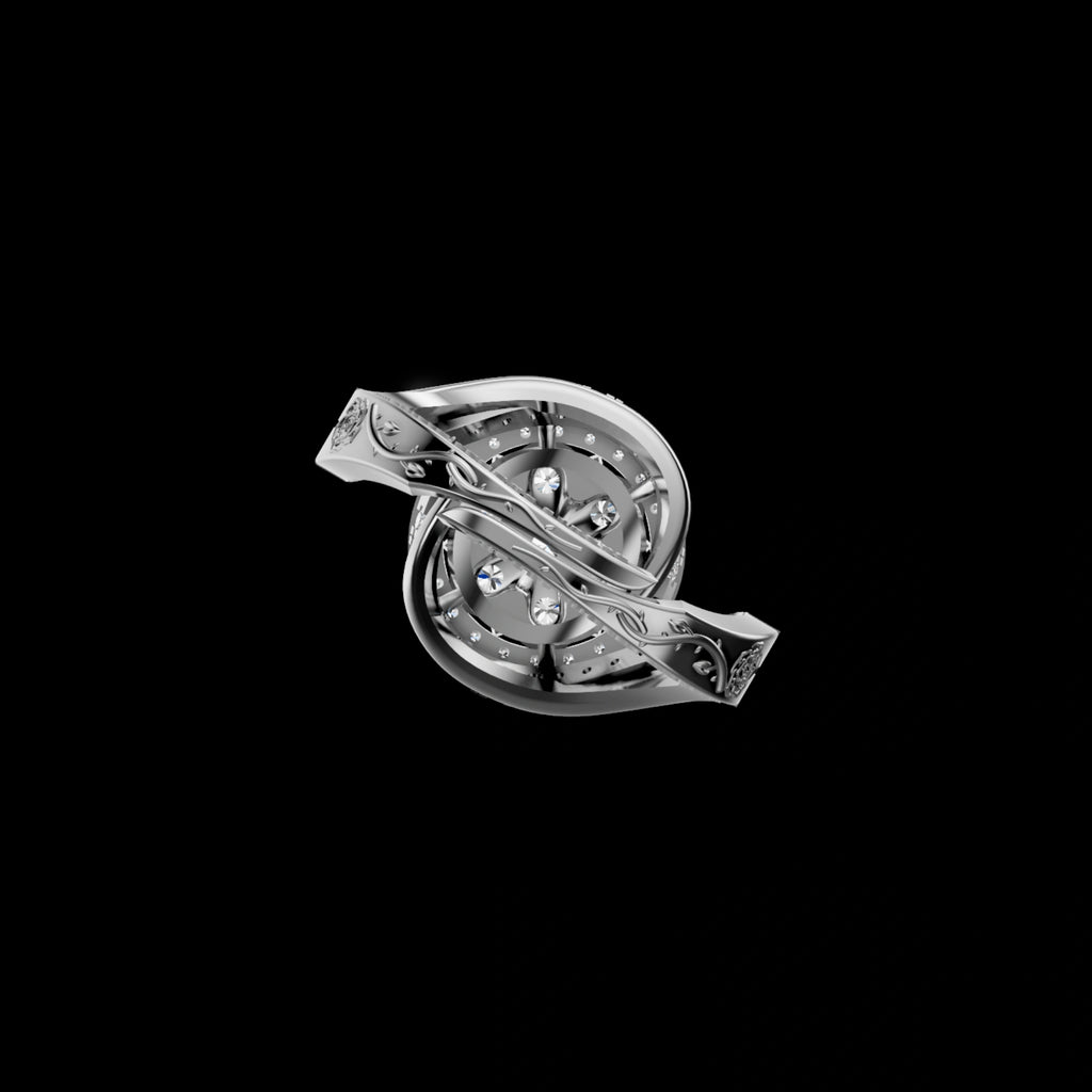 "You are Strong" Flower Ring