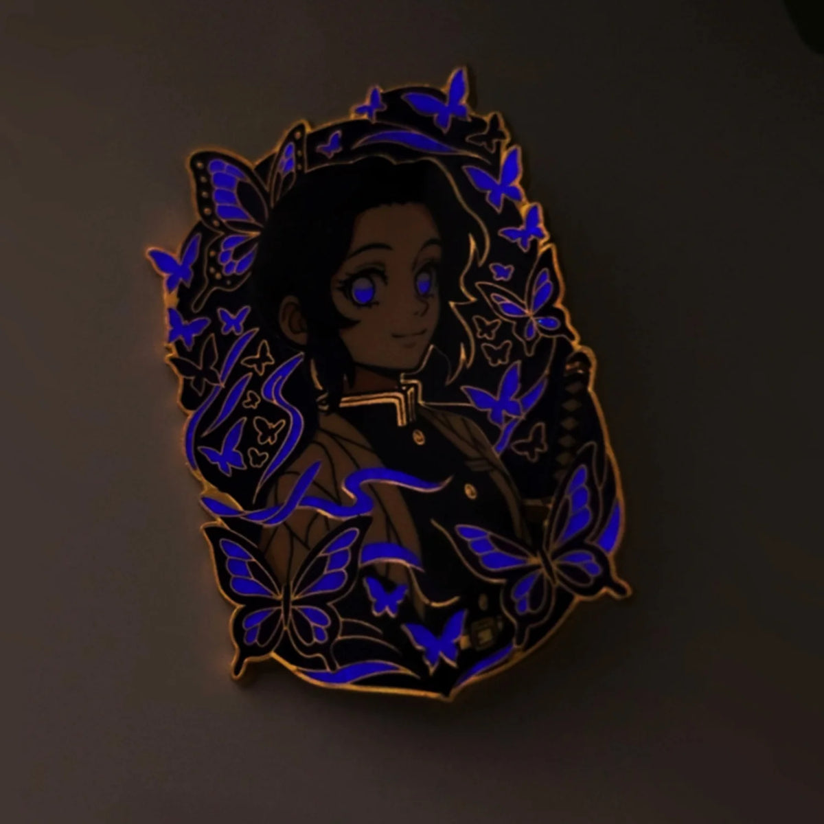 Secret Butterfly Hashira Enamel Pin