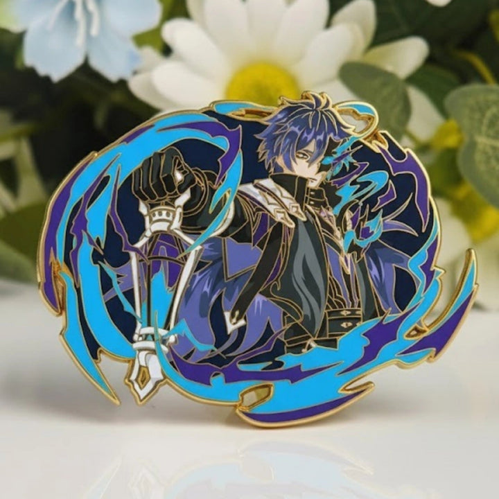 Flins Glow in the Dark Enamel Pin