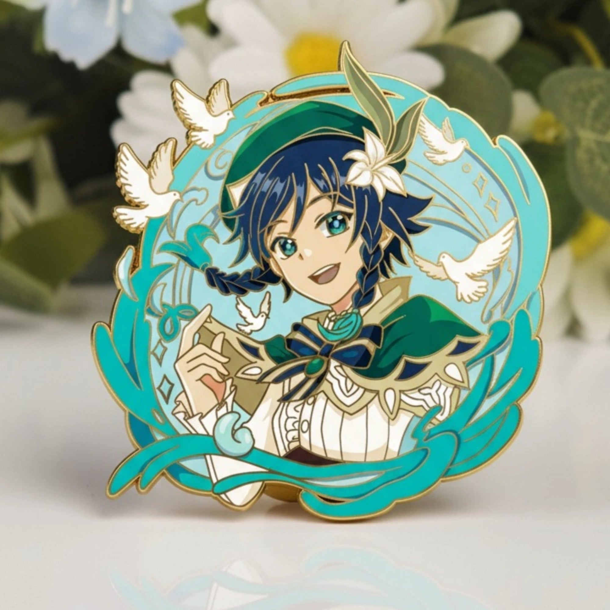 Venti Glow-in-Dark Enamel Pin