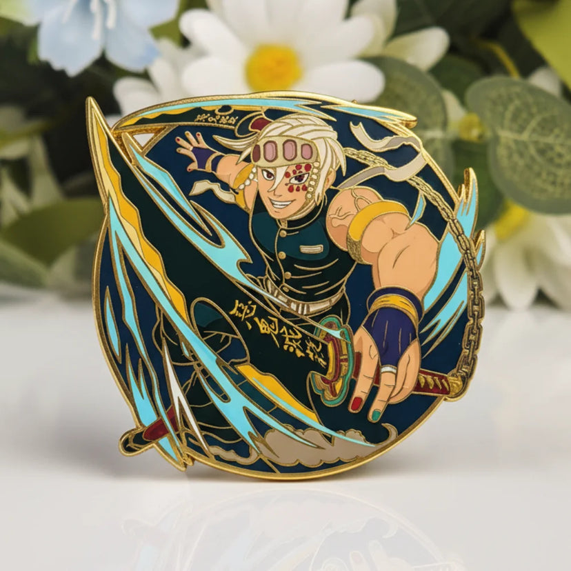 Sound Hashira Glow-in-Dark Enamel Pin