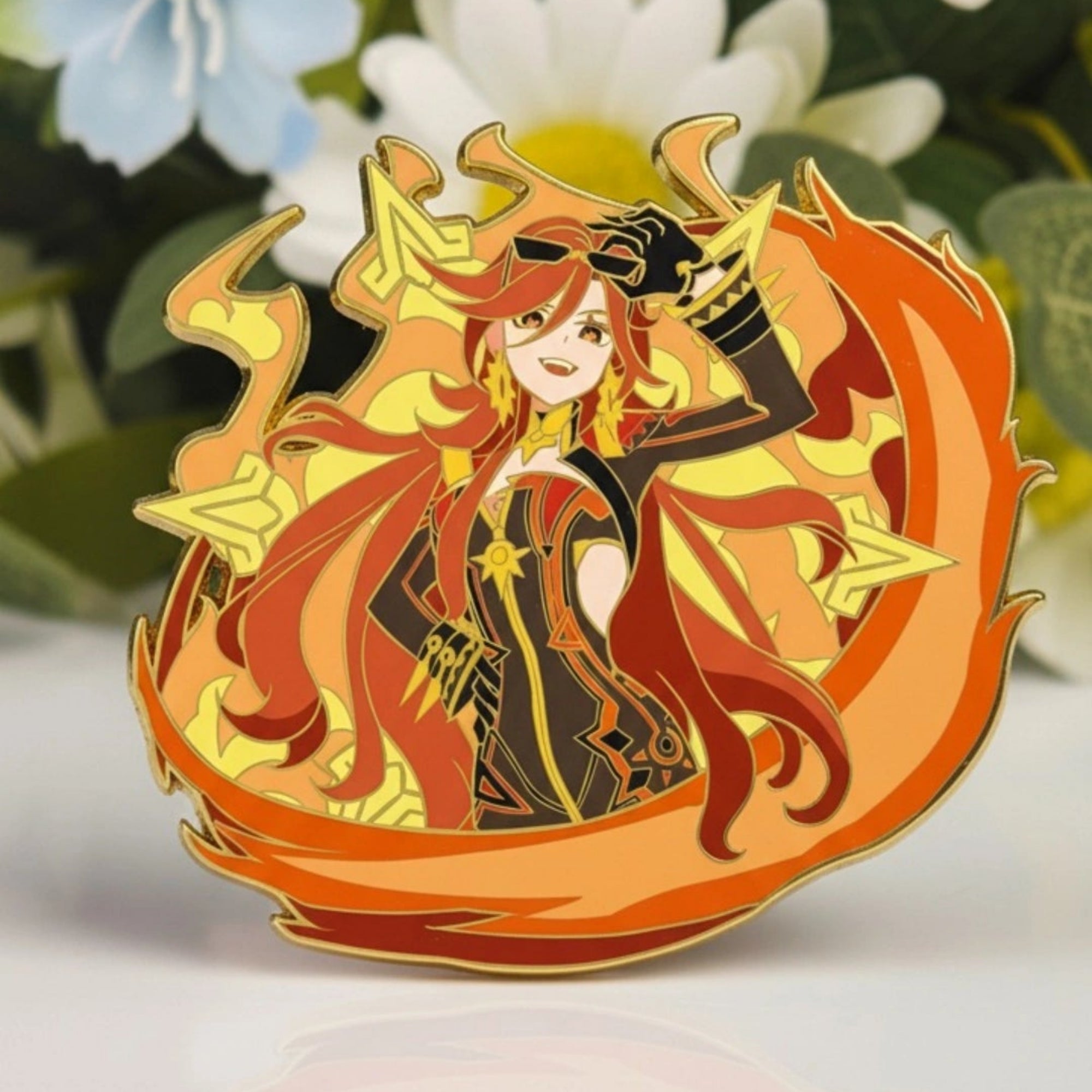 Mavuika Glow-in-Dark Enamel Pin