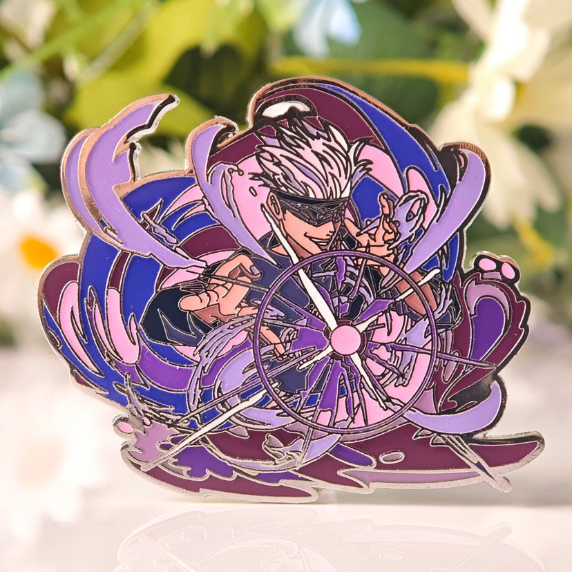 Gojo Glow-in-Dark Enamel Pin