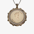 Personalised Baby Footprint Pendant