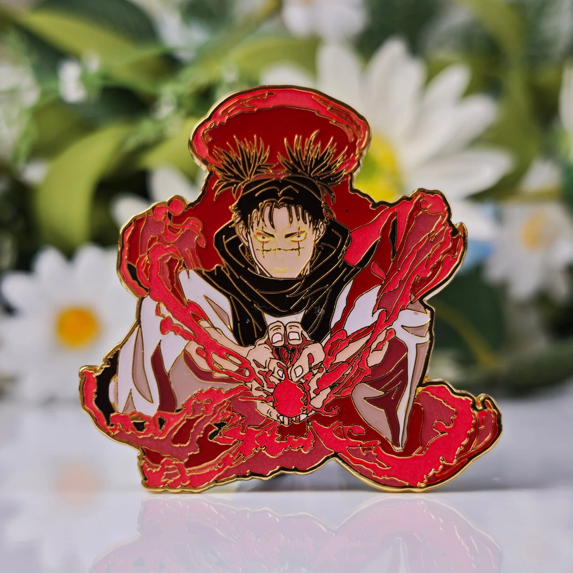 Choso Glow-in-Dark Enamel Pin