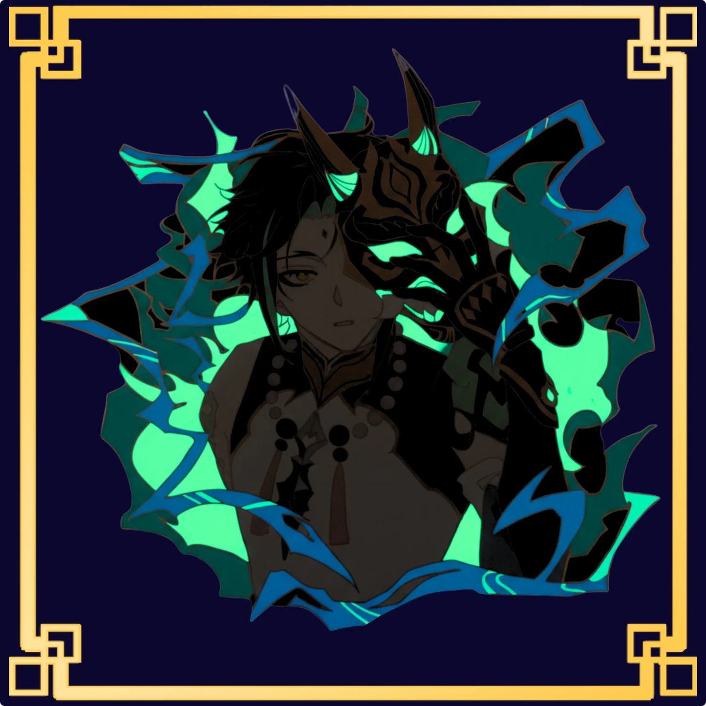 Xiao Glow-in-Dark Enamel Pin