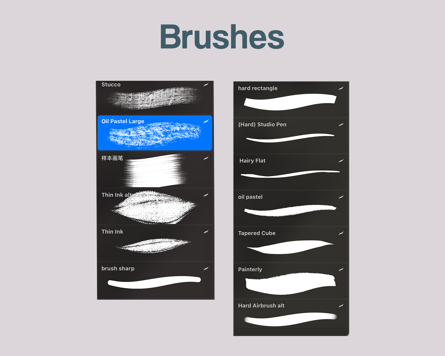 Yueko Study Brushes