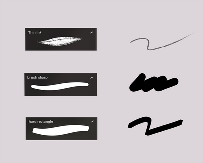 Yueko Study Brushes