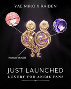 Yae Miko x Raiden Earrings