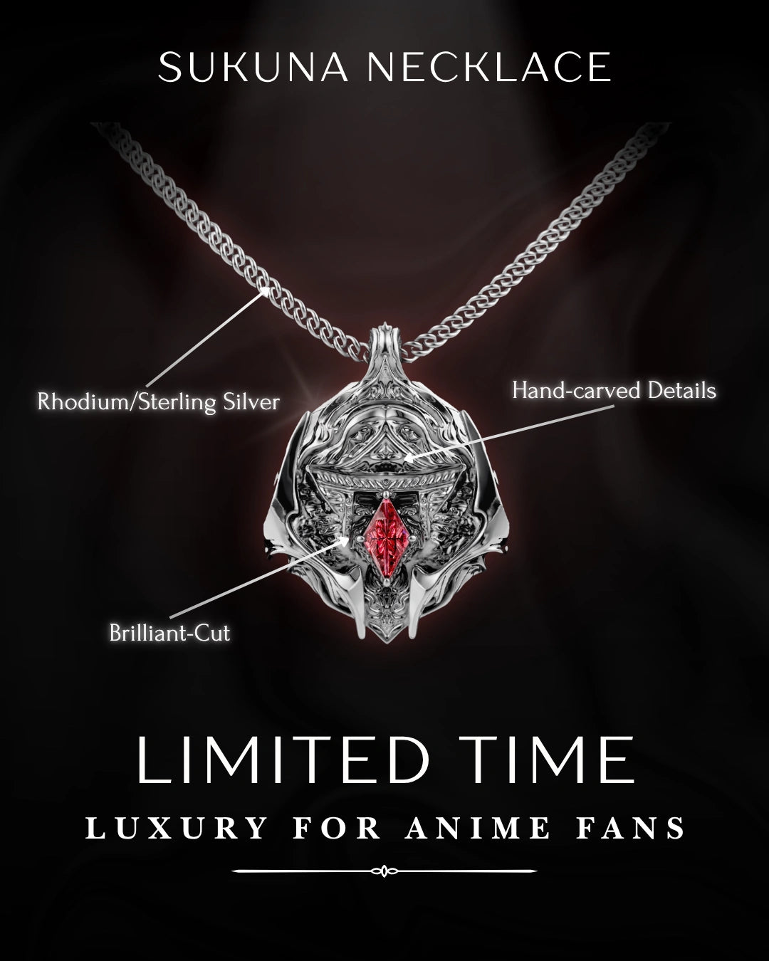 Sukuna Locket Pendant