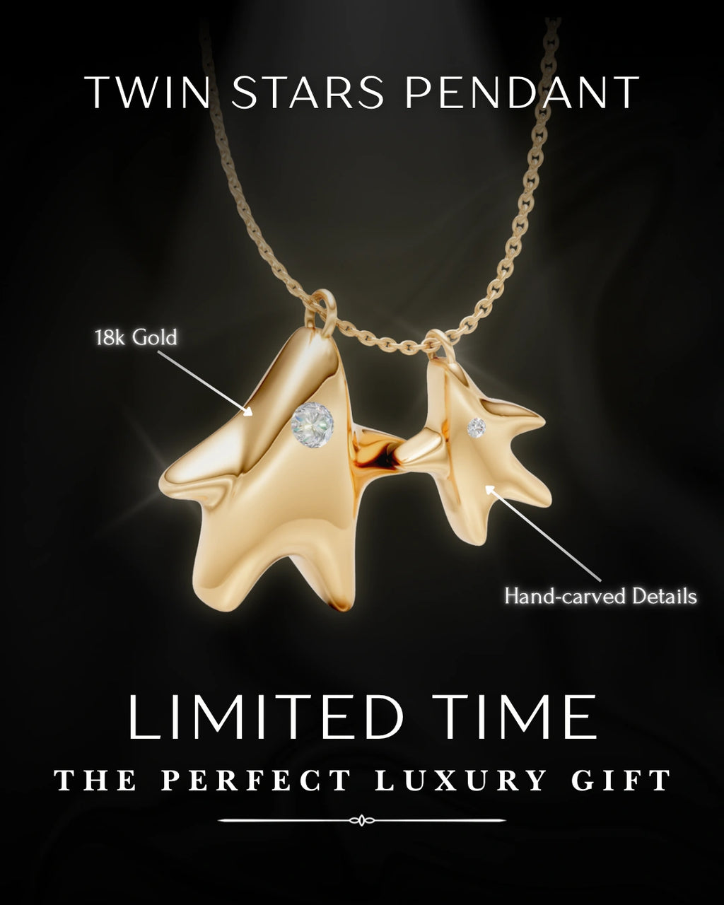 Pride Twin Stars Necklace [Pre-order]