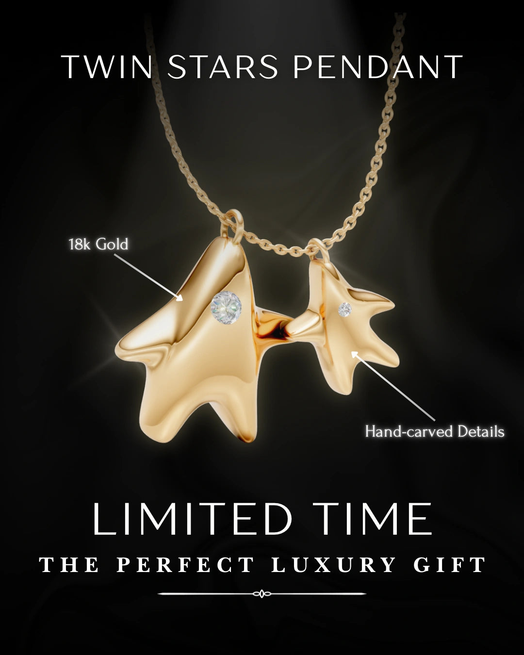 Pride Twin Stars Necklace [Pre-order]