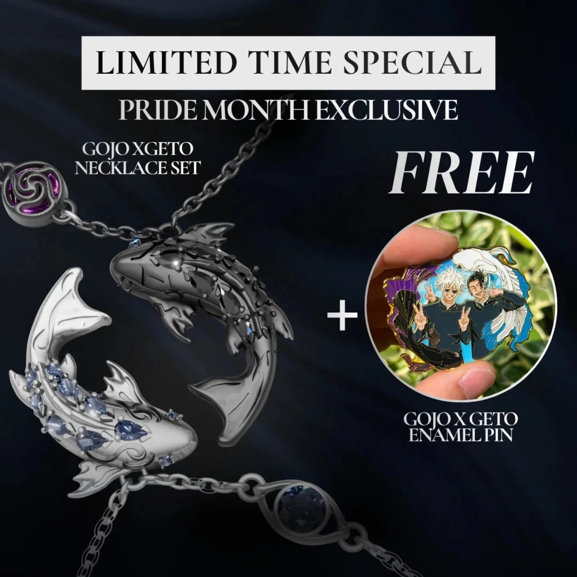 Gojo & Geto Koi Necklace Collection