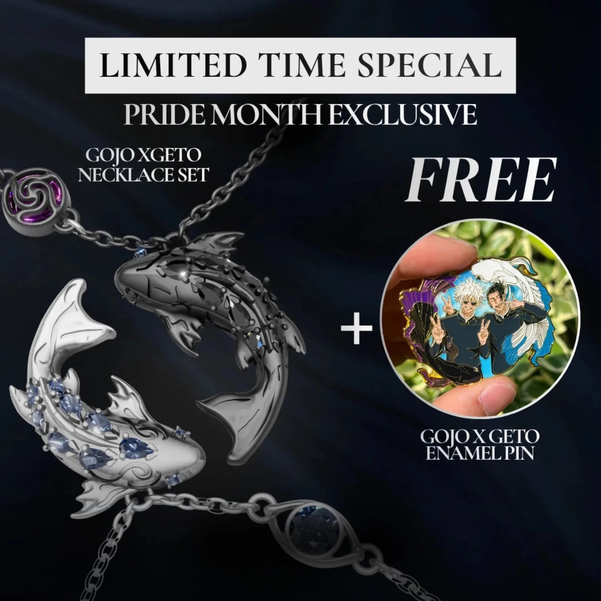 Gojo & Geto Koi Necklace Collection