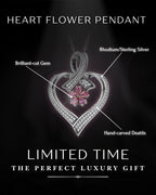 Heart Flower Pendant