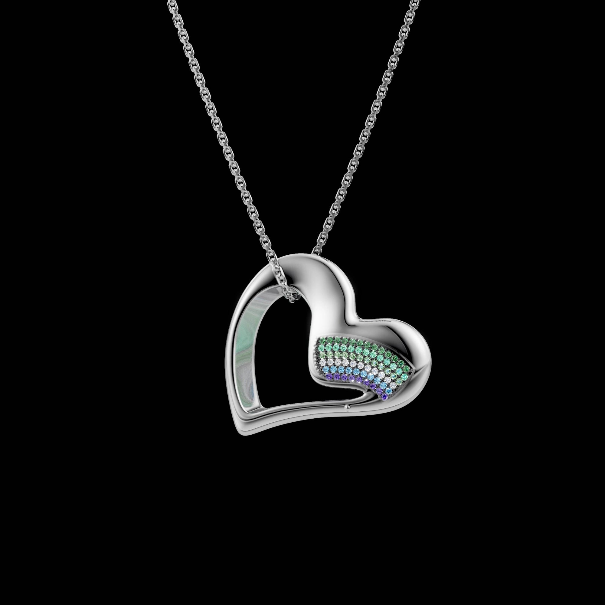 Pride Heart Pendant