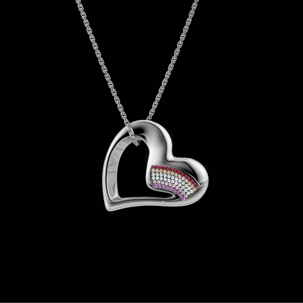 Pride Heart Pendant