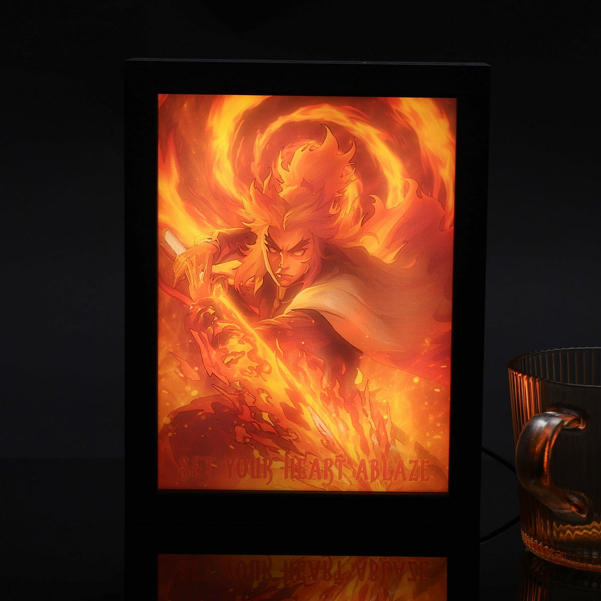 Flame Hashira Light Painting