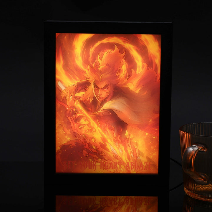 Flame Hashira Light Painting