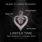 Heart Flower Pendant