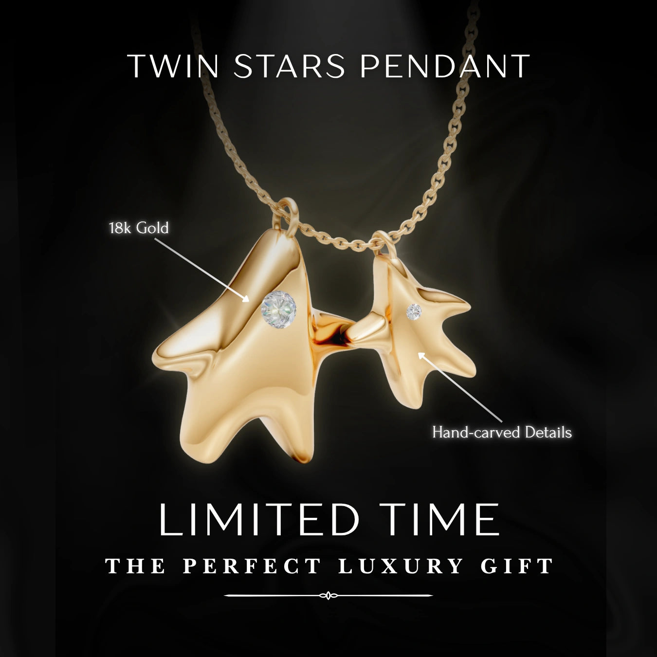 Pride Twin Stars Necklace