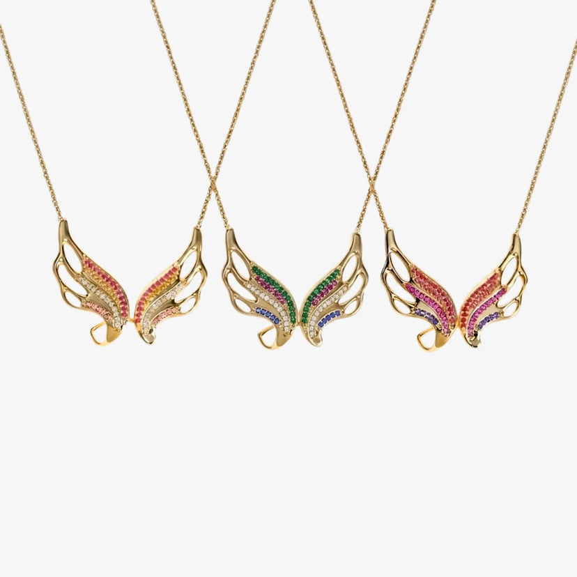 Pride Angel Wing Pendant