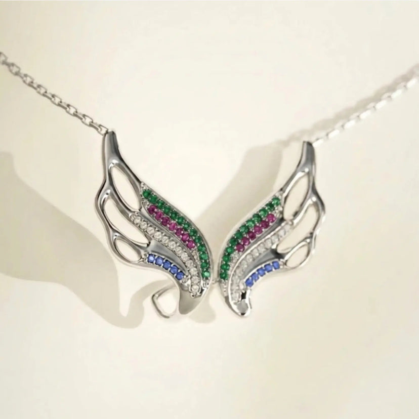 Pride Angel Wing Pendant