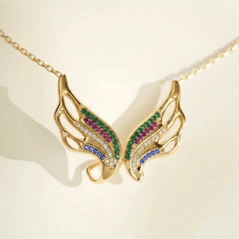 Pride Angel Wing Pendant