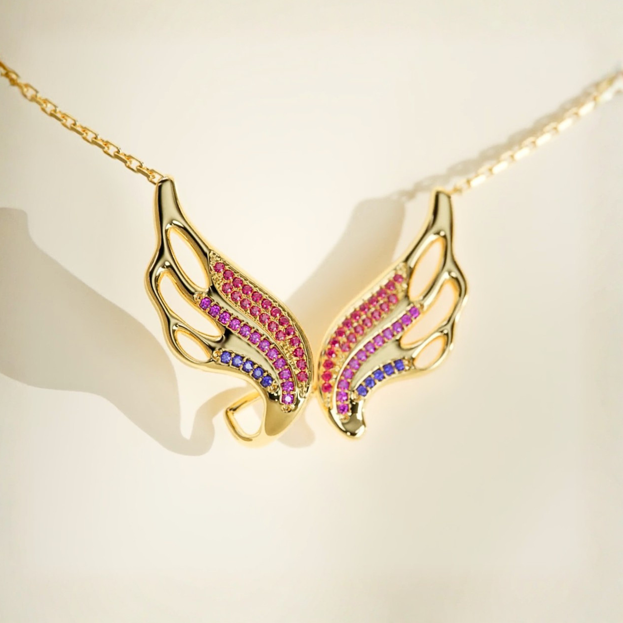 Pride Angel Wing Pendant