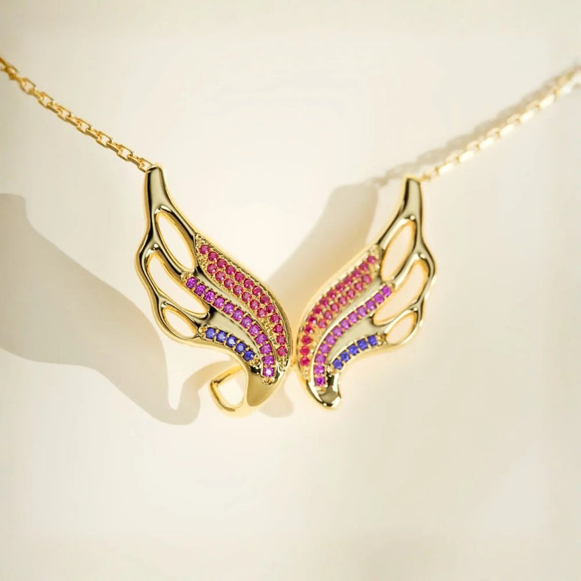 Pride Angel Wing Pendant