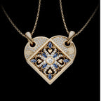 2-in-1 Magnetic Hearts Pendant