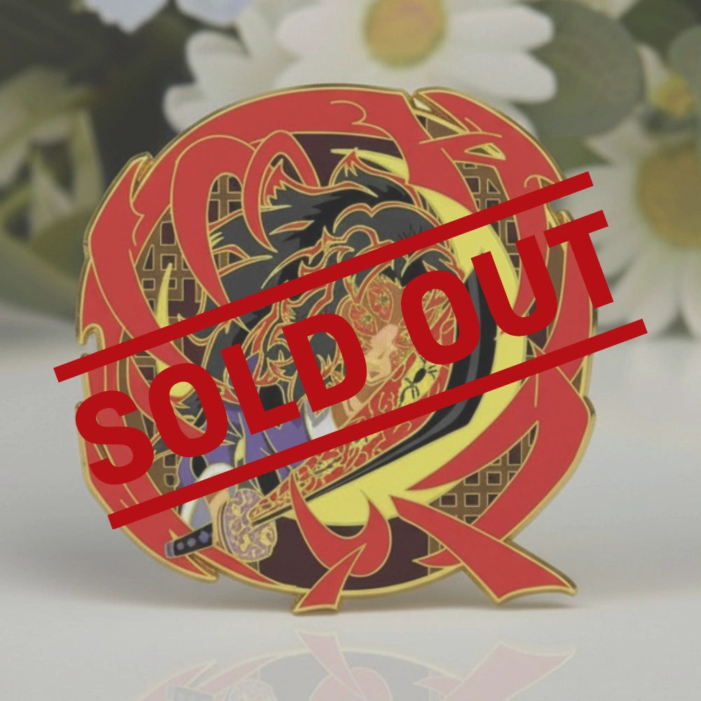 [SOLD OUT]  Upper Moon 1 Glow-in-Dark Enamel Pin