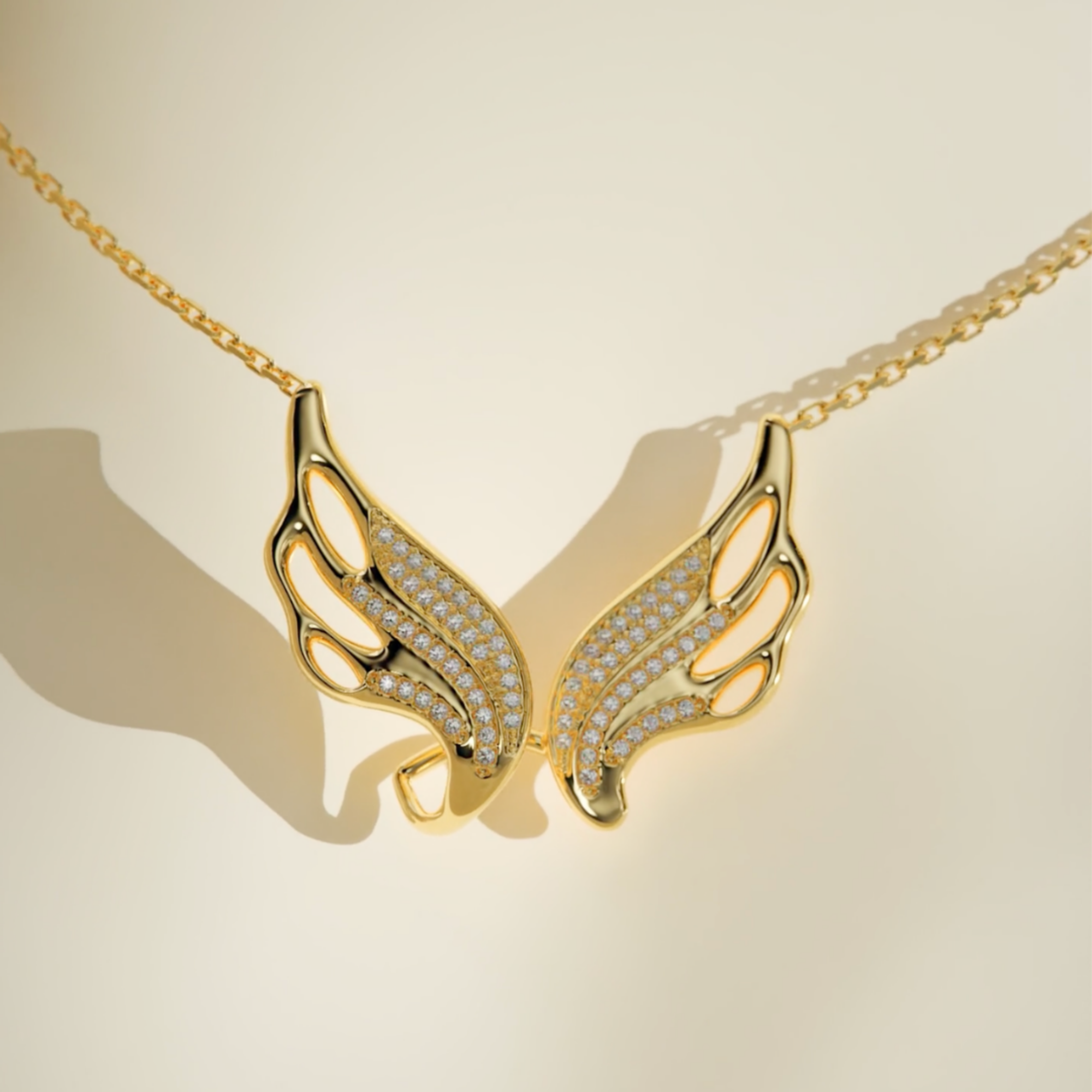 Angel's Heart Birthstones Pendant Set
