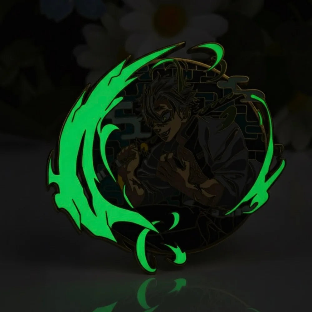 Sanemi Glow-in-Dark Enamel Pin