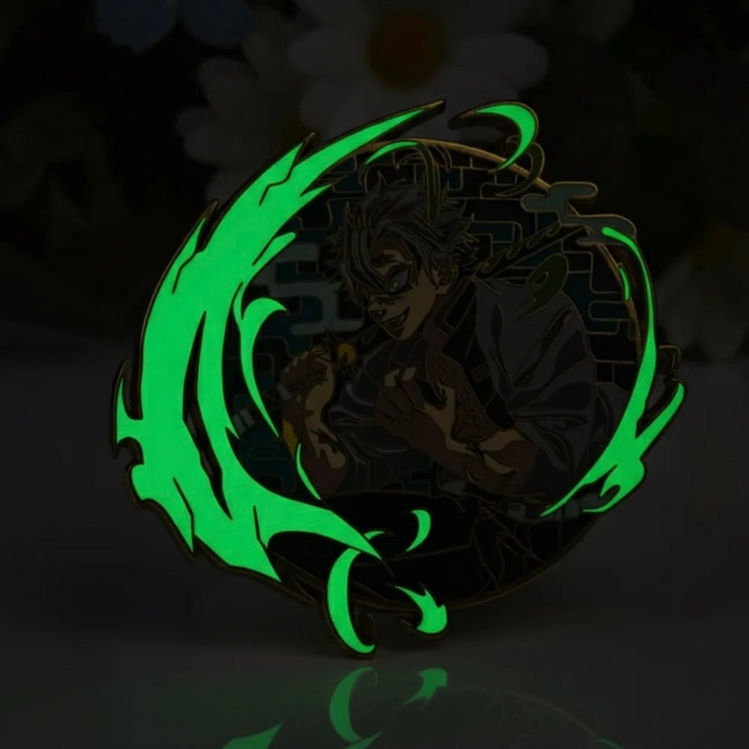 Wind Hashira Glow-in-Dark Enamel Pin