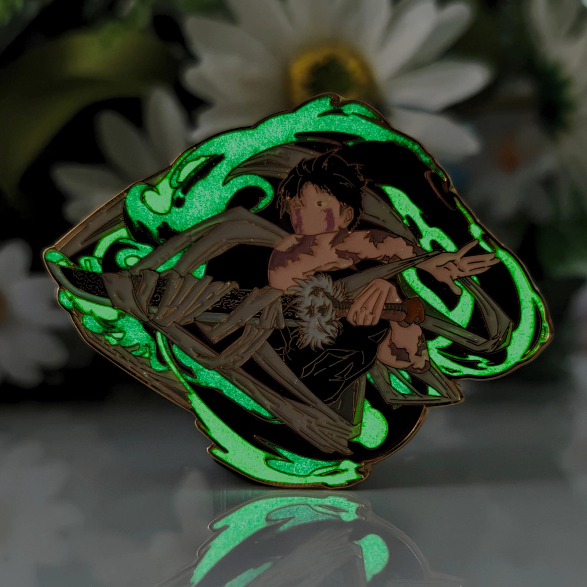 Maki Glow-in-Dark Enamel Pin