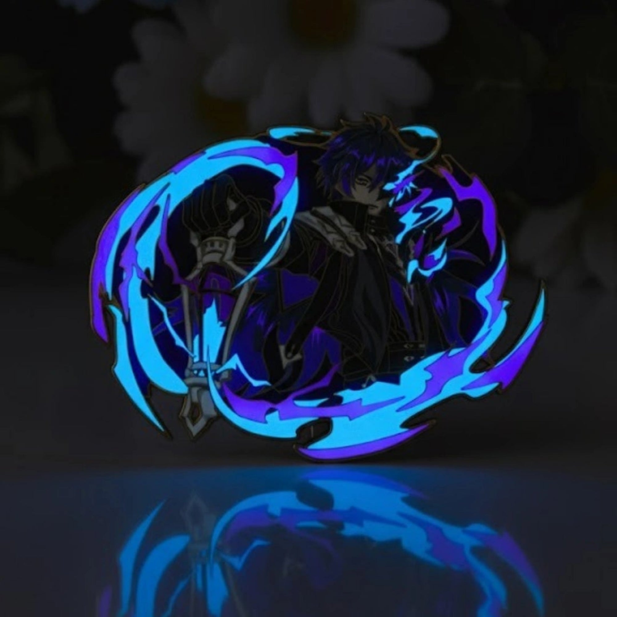 Flins Glow-in-Dark Enamel Pin