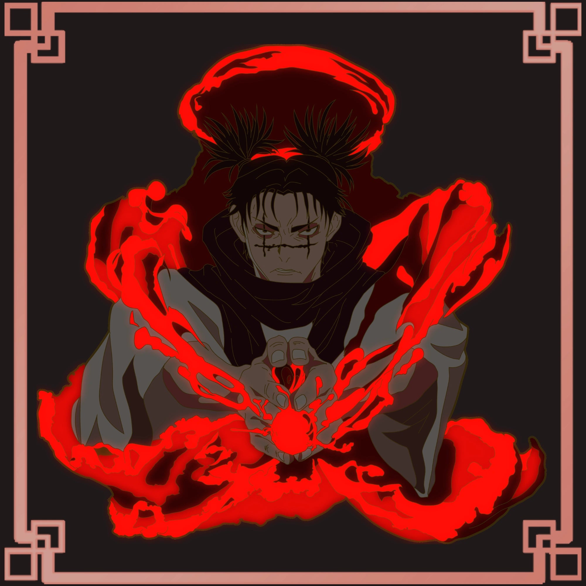 Choso Glow-in-Dark Enamel Pin