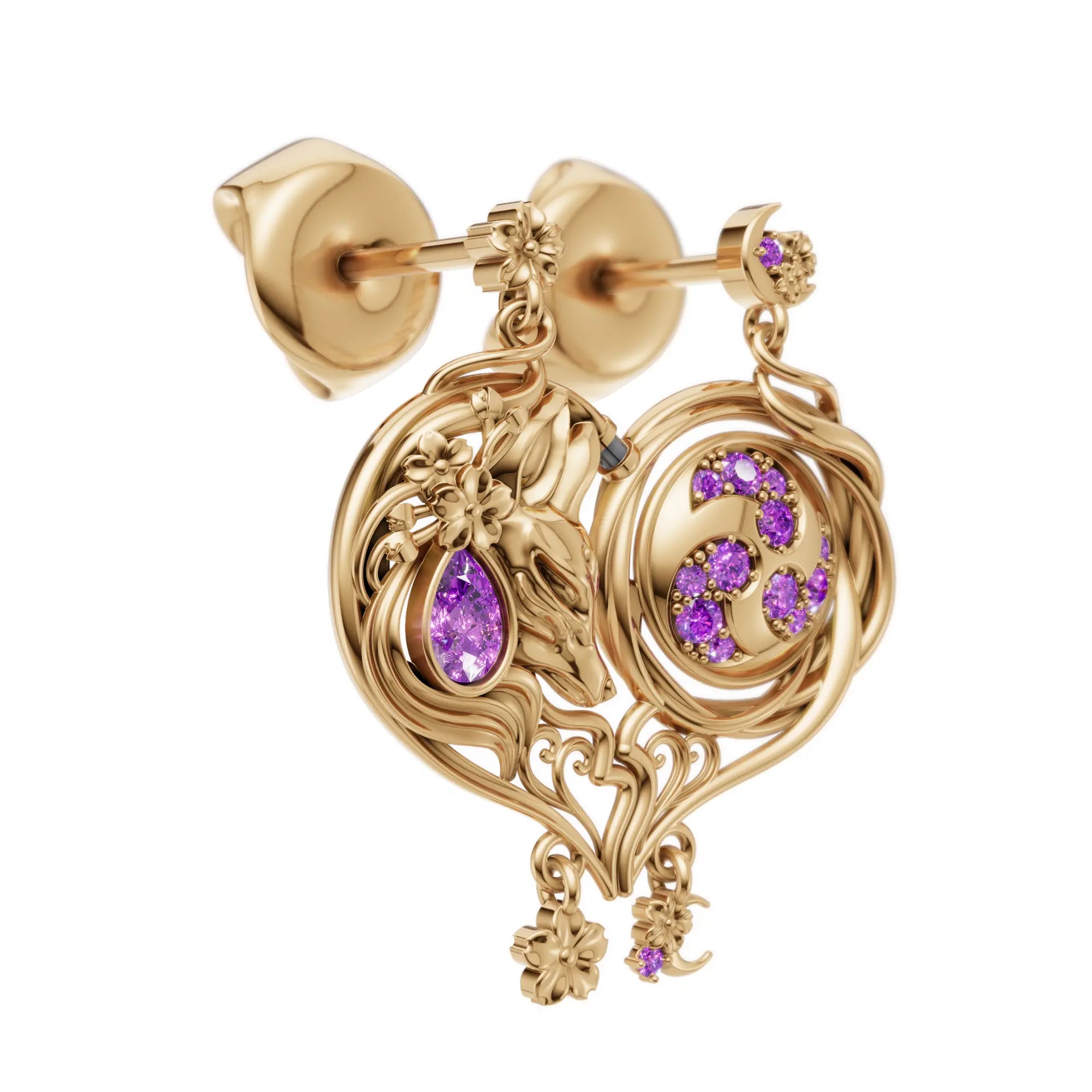 Yae Miko x Raiden Earrings