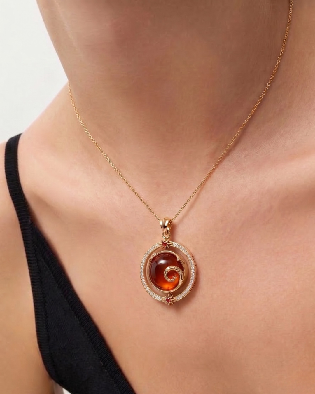 Aries Birthstone Necklace