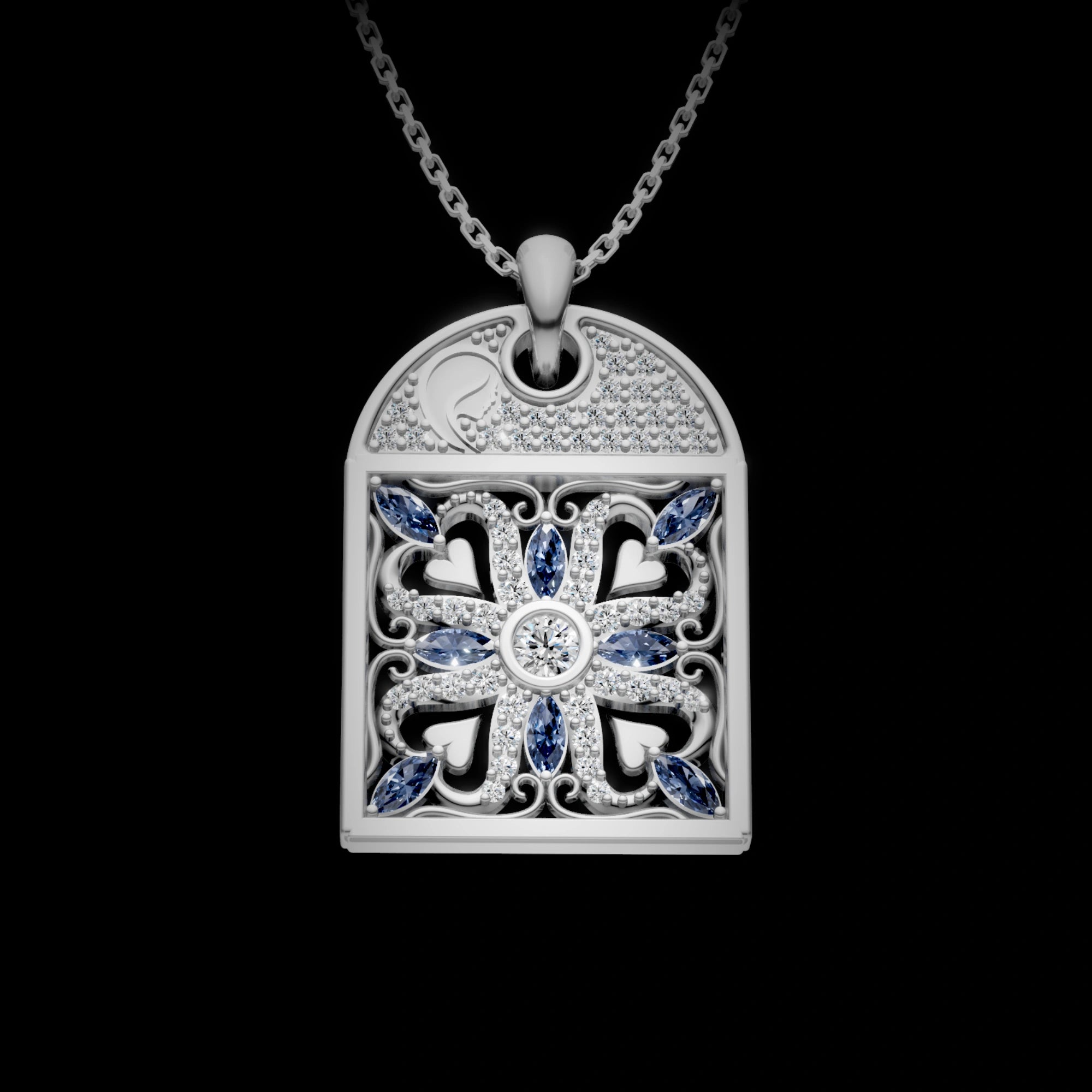 2-in-1 Magnetic Hearts Pendant