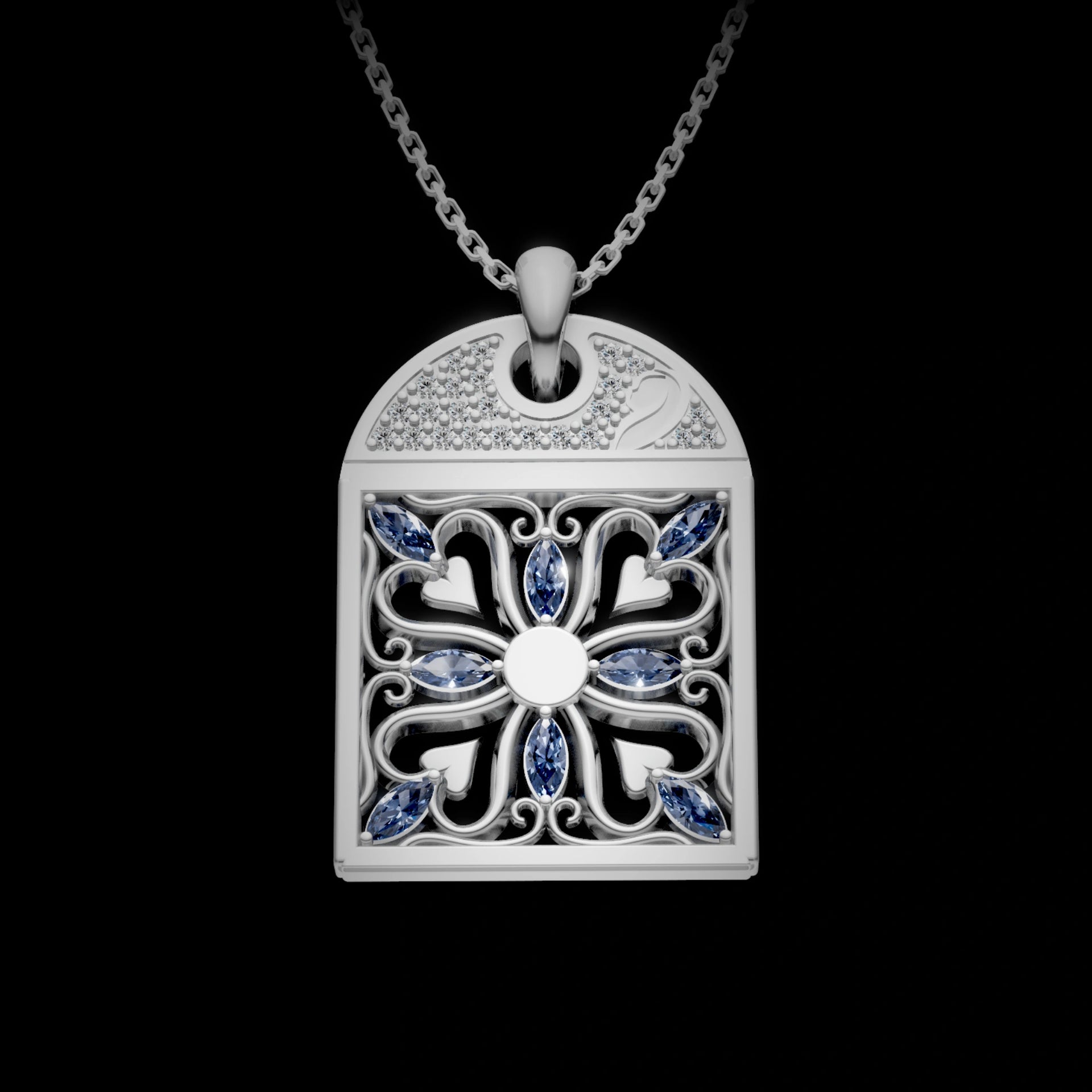 2-in-1 Magnetic Hearts Pendant