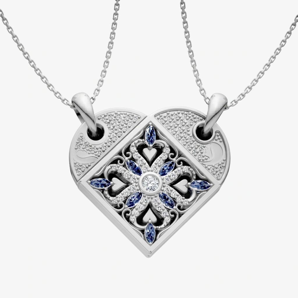 2-in-1 Magnetic Hearts Pendant